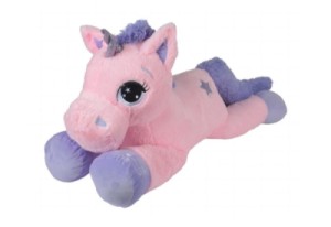 Peluche Licorne Rose 115 cm